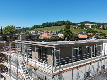 Attikawohnung Neubauprojekt Gurnigelstrasse Riggisberg