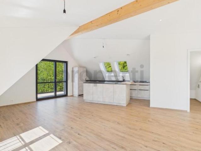 Attikawohnung direkt am Waldrand mit Zürichseeblick, Minergie Standard und Free Cooling
