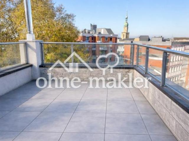 Attika Penthouse Jugendstil Maisonette Atelier 100 qm mit Dachterrasse und Panoramablick