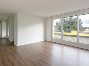 Attika Wohnung mit grosser Terrasse und Fernsicht