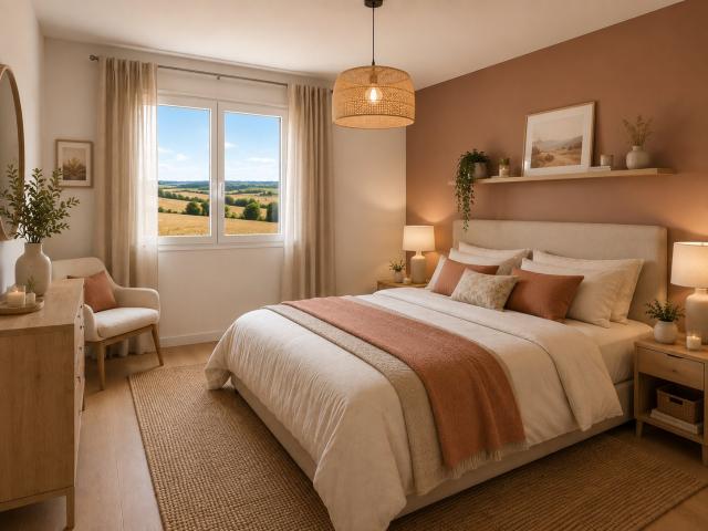 ATTIQUE AVEC TERRASSE SUR VUE DEGAGEE SUR LES CHAMPS | PETITE COPROPRIETE | RE2020