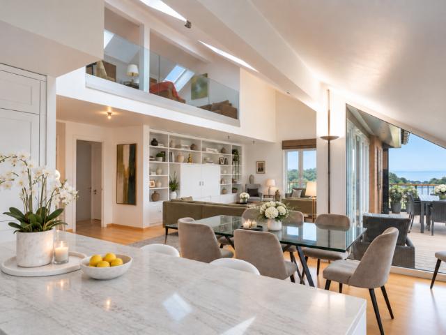 Attique en duplex à Founex