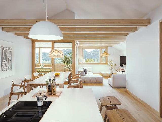 Attraktive Dachwohnung mit herrlicher Bergsicht