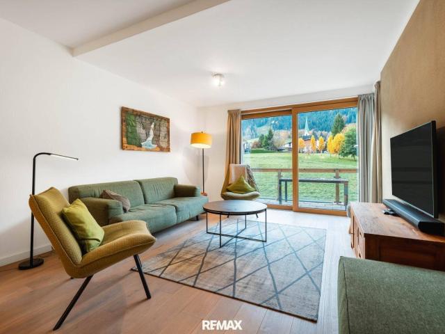 Attraktive Kapitalanlage in den Tiroler Alpen – Stilvolle 3 Zimmer Wohnung mit Bergpanorama & Wellnessbereich