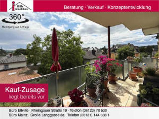 Attraktive, top geschnittene Eigentumswohnung mit Balkon in schöner Lage von Eltville
