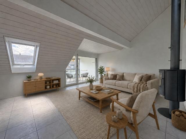 Attraktive und zentral gelegene Dachwohnung mit Galerie