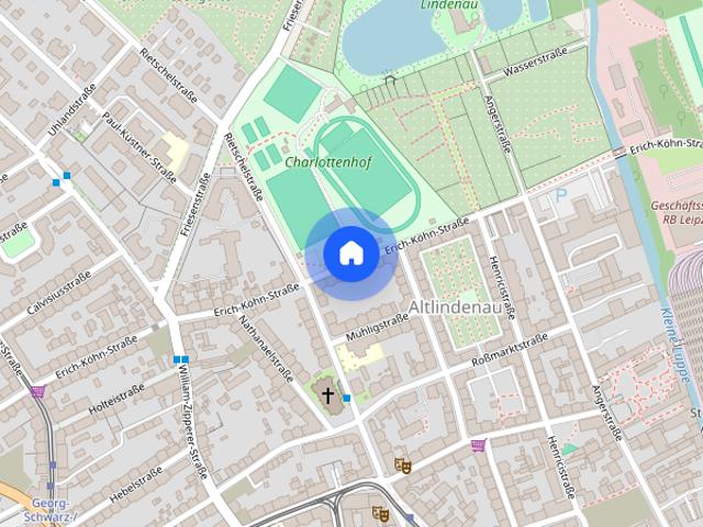 attraktive und sanierte 2 Raum Wohnung mit Balkon + TOP + in Lindenau  ab sofort