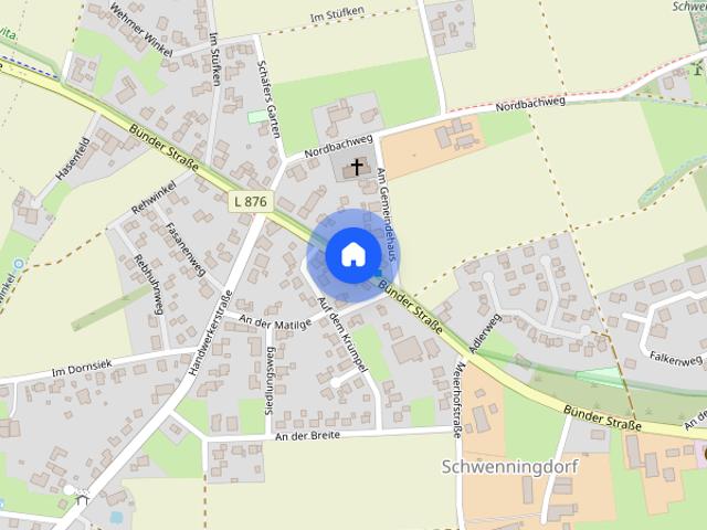 Attraktive Wohnung in ruhiger Lage von Rödinghausen!