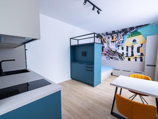 Attraktive 1 Zimmer Neubauwohnung Vollmöbliert WE 79