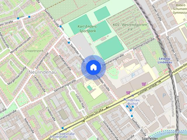 Attraktive 2 Raum Wohnung mit Balkon, Aufzug und EBK in Leipzig Leutzsch