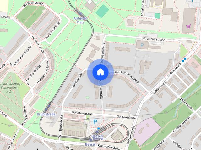 Attraktive 2 Raum Wohnung mit Balkon und Fahrstuhl in guter Wohnlage von Halle Süd zu vermieten