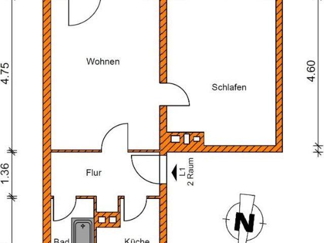 Attraktive 2 Raumwohnung sucht neuen Mieter