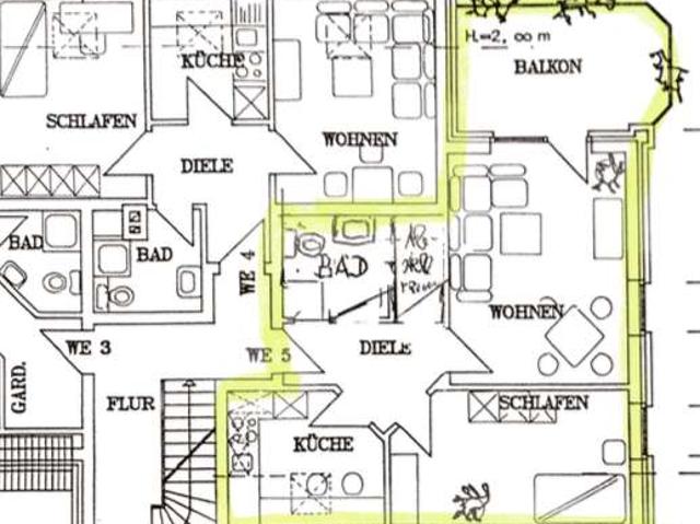 Attraktive 2 Zimmer Dachgeschoßwohnung in Ascheberg Herbern