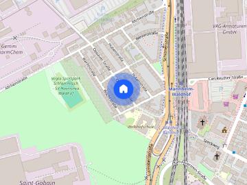 Waldhof, Mannheim - Keller, Parkplatz, Balkon