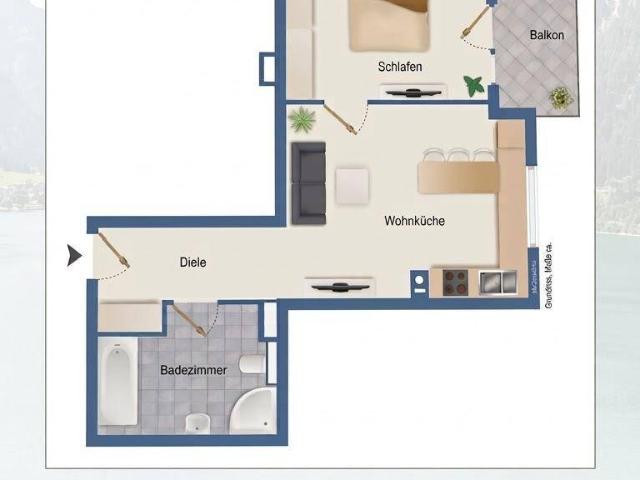 Attraktive 2 Zimmermädchen Wohnung mit Balkon am Achensee