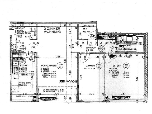 Attraktive 3 Zimmer Wohnung mit Balkon