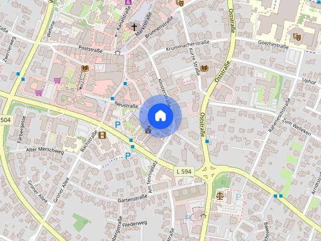 Attraktive 3 Zimmer Wohnung mitten im Stadtzentrum von Ibbenbüren