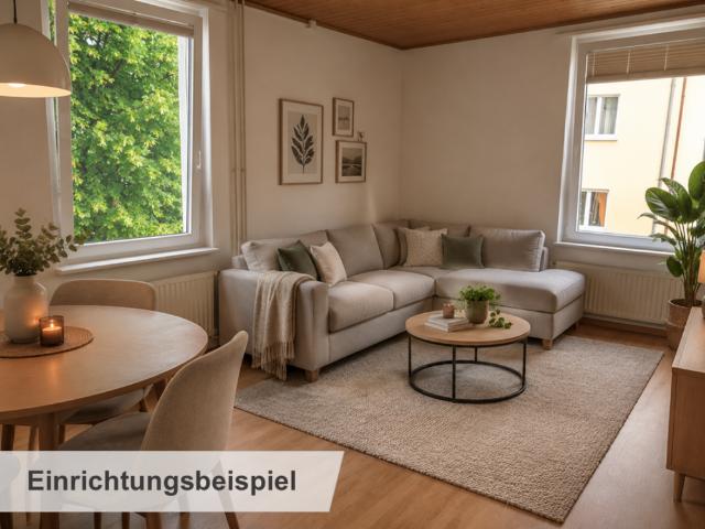 Attraktive 3 Zimmerwohnung im 1. OG unmittelbar von Basel Binningen/Dorenbach