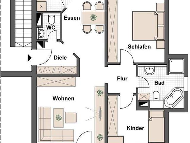 Attraktive 3 Zimmerwohnung in Neuendettelsau!