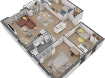 Attraktive 4,5 Zimmer Wohnung im 2.OG mit Balkon und Aufzug