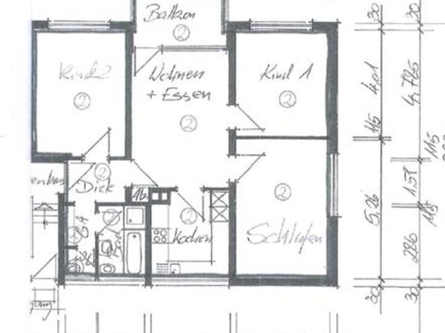 Attraktive 4 Zimmer Erdgeschosswohnung
