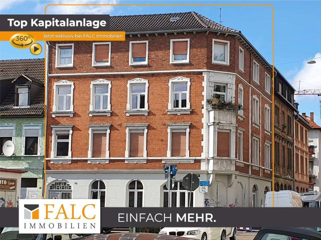 Attraktives 8 Parteien Haus – solide Kapitalanlage in Mannheim Neckarstadt