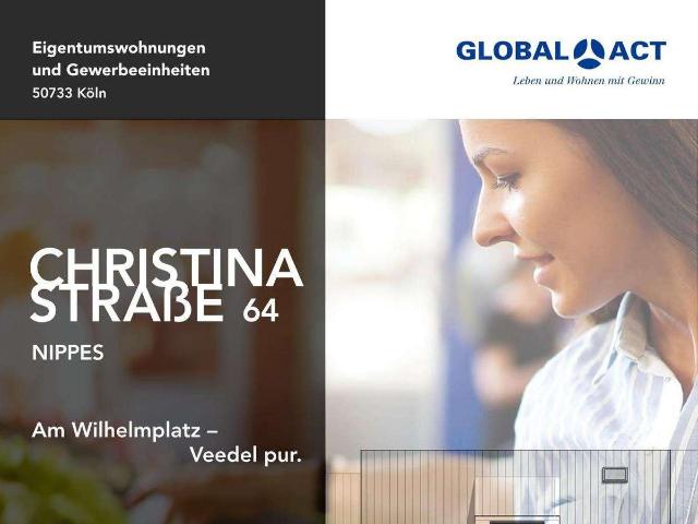 Attraktives Wohn und Geschäftshaus am Wilhelmplatz – Christinastraße 64, Köln Nippes