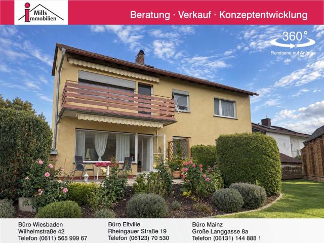 Attraktives Zweifamilienhaus mit Garten in begehrter Lage von Taunusstein Neuhof