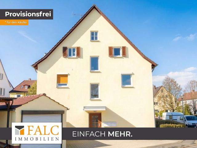 Attraktive 4 Zimmer Dachgeschosswohnung mit Ausbaupotenzial, Gartenanteil und Stellplatz