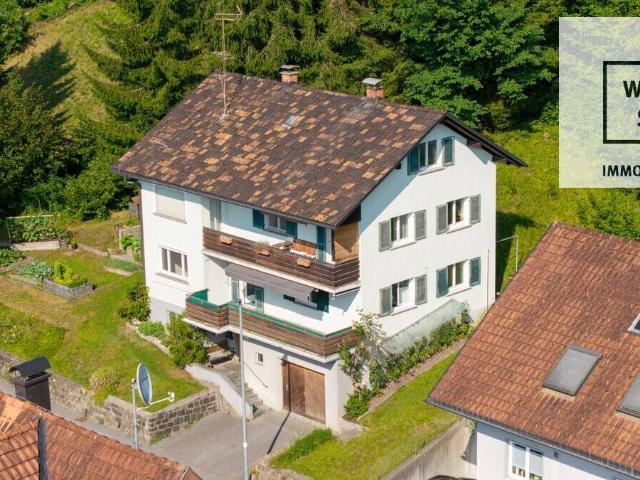 Attraktives Einfamilienhaus mit zwei Wohneinheiten in schöner Lage in Dornbirn