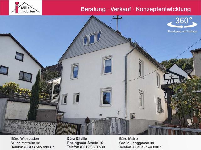 Attraktives freistehendes Einfamilienhaus teilweise mit Blick und schönen Terrassen!