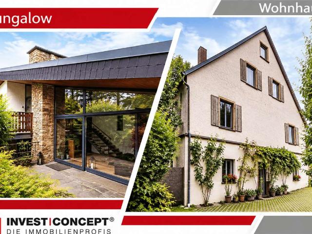 Attraktives Immobilienpaket: Stilvoller Bungalow und Wohnhaus mit Sanierungspotenzial