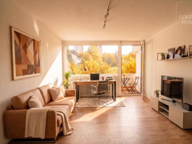 Attraktiver Preis! 1 Zimmer Apartment mit West Balkon, frei zum Bezug!