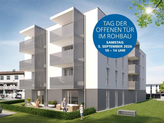 Attraktiver Preis trifft modernen Neubau: 3 Zi Wohnung mit Westbalkon