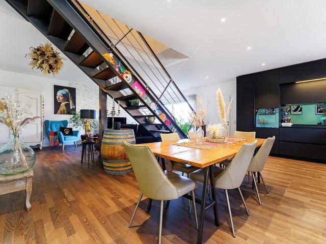 Atypische Wohnung von 127 m² mit Terrasse