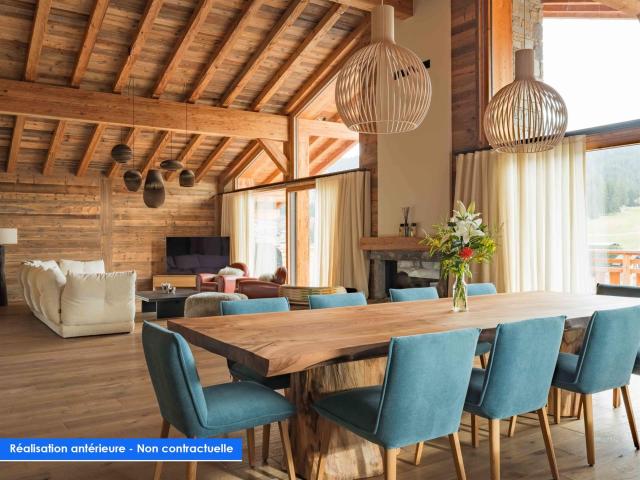 Au cœur du prestigieux domaine des Portes du Soleil, entre l. 332m² Les Gets