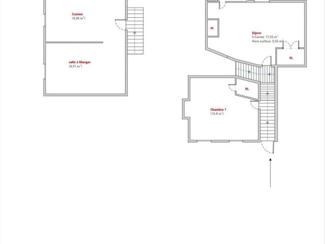 Au Coeur de Bar Sur Loup, Appartement à vendre de 90m2 90m² Le Bar sur Loup