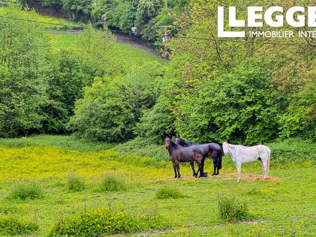 Au coeur de la campagne Normande, belle demeure du XVIII ème sur 2 hectares