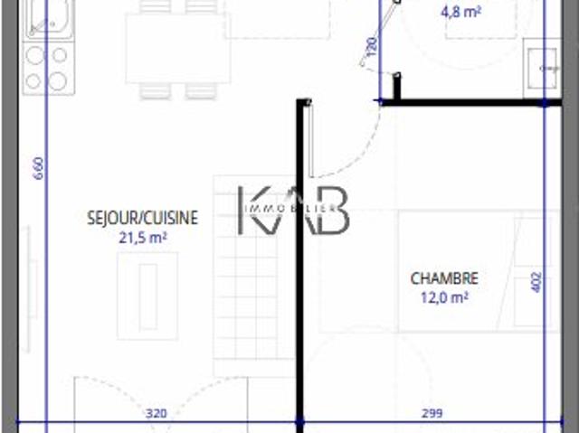 AU COEUR DU SABLON A METZ: à vendre 2 pièces avec balcon et stationnement privatif !