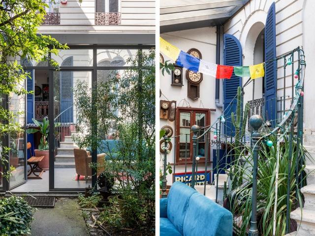 Au coeur d'une villa confidentielle et préservée, cette mais. 208m² Paris 18Ème