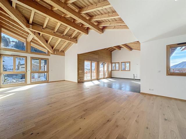 Au sein d'une résidence neuve de standing, idéalement située. 160m² Les Gets