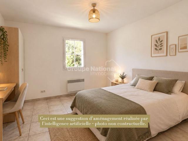 AUBIGNAN MAISON T4 DE PLAIN PIED SUR TERRAIN CLOS