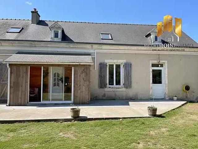Aubigné Racan 72800 Achat / Vente maison 5 pièces t5 piscine terrasse