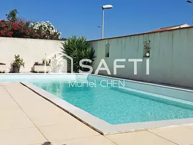 Aubord 30620 Achat / Vente maison 5 pièces t5 piscine terrasse