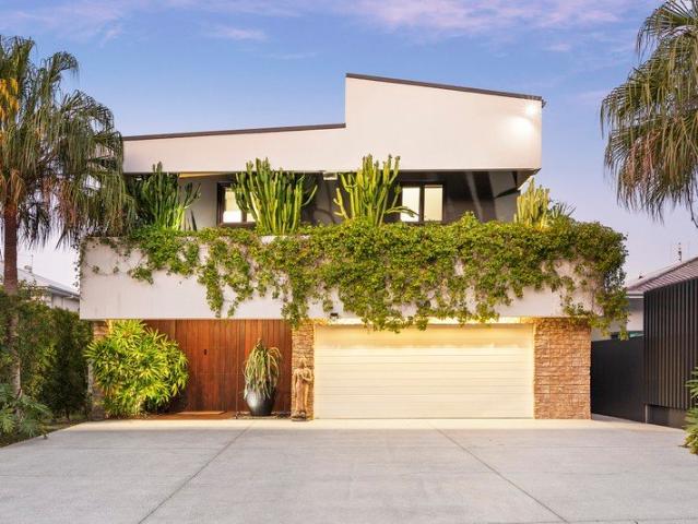 Sleek, Unique Architectural Entertainer Overlooking The Glades