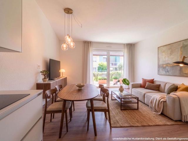 Auch als Kapitalanlage ideal: 2½ Zimmer Erdgeschosswohnung mit Balkon