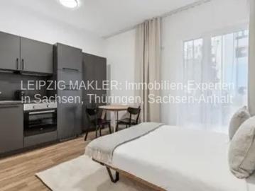 Auch Gewerblich nutzbar. Modernes Studio Apartment mit allem inklusive im Zentrum von Leipzig