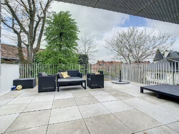 AuderghemRouge Cloître area: Bright and contemporary 3 beds penthouse with terrace