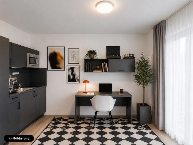 Aufgepasst: modernes 1 Zimmer Apartment im Erstbezug!