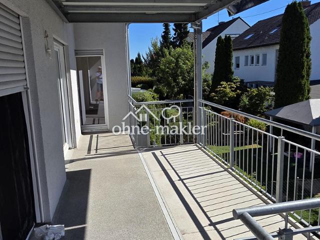Augsburg Inningen Bhf nah 4 Zi ETW 90m2 Süd Loggia, Garten zustzl 18m2 UG Abst/WaKü